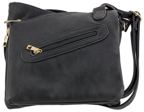 Bulldog Cross Body Concealed Carry Purse Black BDP-030