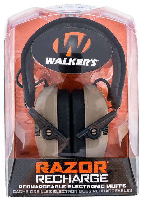 Walker's Razor Rechargeable Muff FDE GWP-RSEMRC-FDE