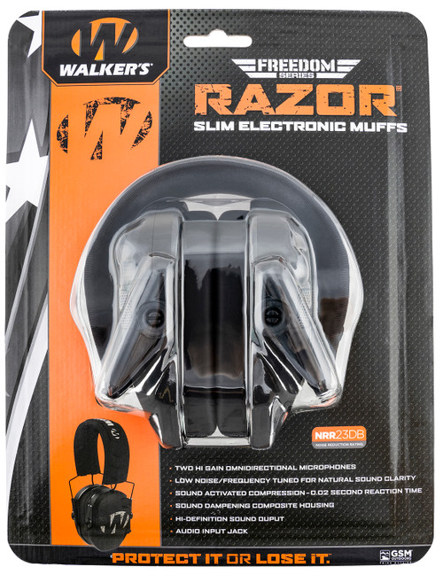 Walker's Razor Freedom Series Black GWP-RSEMFS