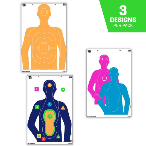 Allen EZ Aim Target 23 X 35 (3) 3 Pack 15658