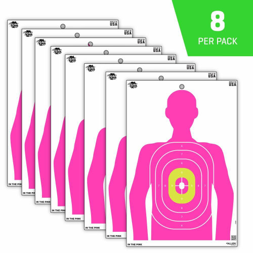 Allen EZ Aim Target 12 X 18 Silhouette 8 Pack 15646