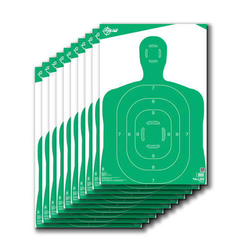 Allen EZ Aim Target 12 X 18 Silhouette 10 Pack 15204