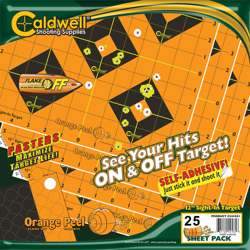 Caldwell OP Sight-In 12" 25 Pack Target Orange