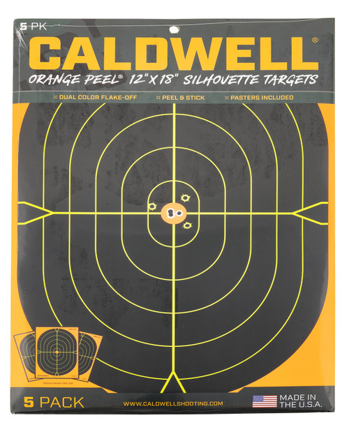 Caldwell OP Silhouette 12" 5 Pack Target Orange
