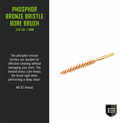 Allen Bronze Bristle Bore Brush Cleaning Kit Accessories BT-243/6PBBB