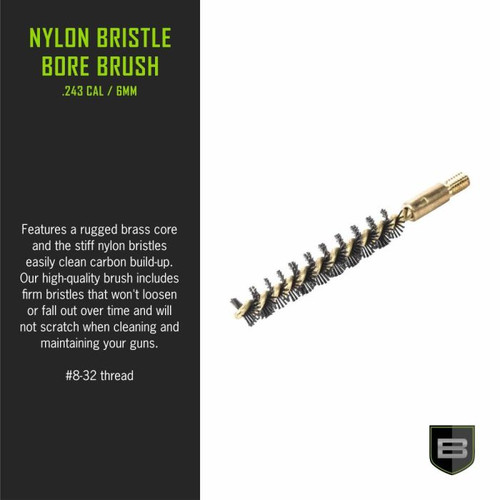 Allen Nylon Bristle Bore Brush Cleaning Kit Accessories BT-243/6NBB