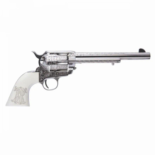 Cimarron Frontier Teddy Roosevelt 45 Colt 7.5" Nickel GPP415LNTRII
