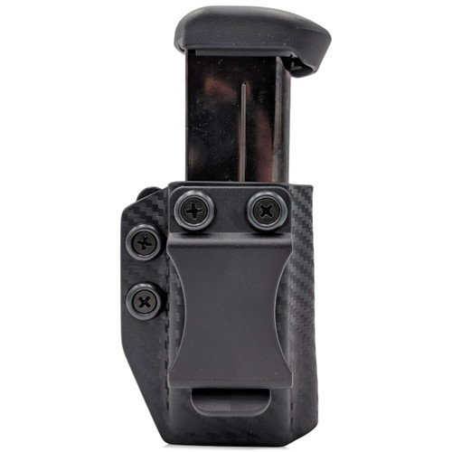 Rounded IWB/OWB Kydex Maganize Holster Carbon Fiber CEX-45ACP-DS-CF-MAG