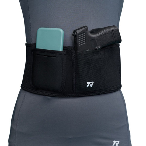Rounded Belly Band Holster Black CEX-BELLYBND-BK-MD