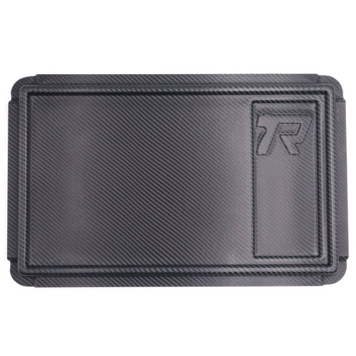 Rounded EDC Dump Tray Large Carbon Fiber CEX-LGDMPTRY-CF