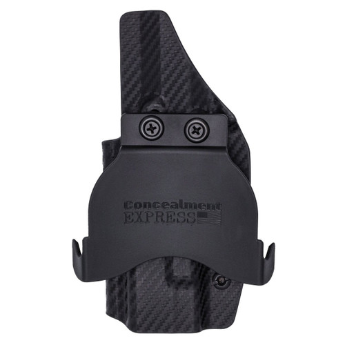 Rounded Canik TP9SFX OWB Kydex Paddle Holster(Optics Ready) Carbon FIber CNK-TP9SFX-CF-RH-OWBPDL-RMR