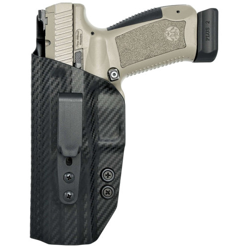 Rounded Canik TP9SFX Tuckable Holster Carbon Fiber CNK-TP9SFX-CF-RH-TUCK