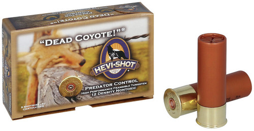 Hevi-Shot Dead Coyote 12 Gauge 3 in 1 3/8 oz 00 Buckshot HS42213