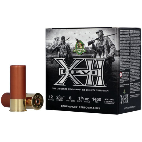 Hevi-Shot XII 12 Gauge 2 3/4 in 1 1/8 oz 6 Shot HS51316