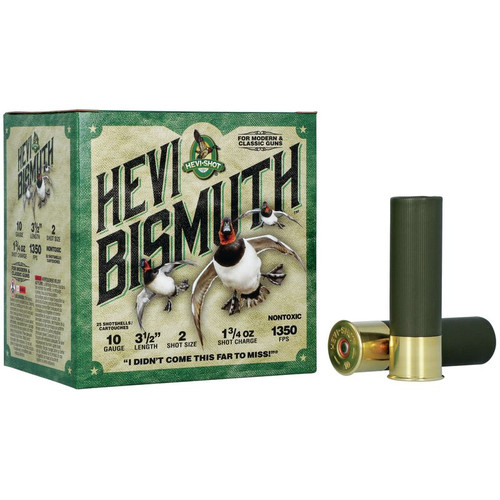 Hevi-Shot Bismuth 10 Gauge 3 1/2 in 1 3/4 oz 2 Shot HS15502