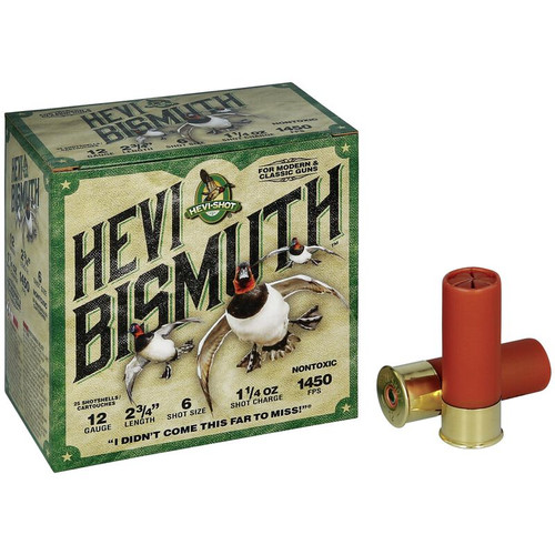 Hevi-Shot Bismuth 12 Gauge 2 3/4 in 1 1/4 oz 6 Shot HS14706
