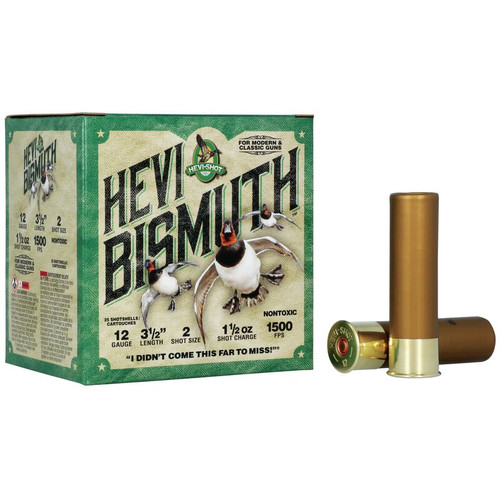 Hevi-Shot Bismuth 12 Gauge 3 1/2 in 1 1/2 oz 2 Shot HS14502