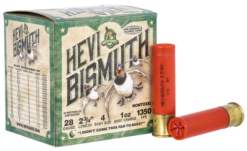 Hevi-Shot Bismuth 28 Gauge 2 3/4 in 1 oz 4 Shot HS18704