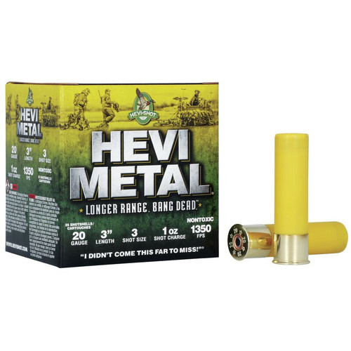 Hevi-Shot Metal Longer Range 20 Gauge 3 in 1 oz 3 Shot HS39003
