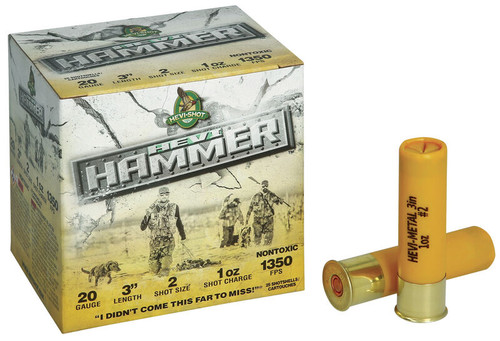 Hevi-Shot Hammer 20 Gauge 3 in 1 oz 2 Shot HS29002