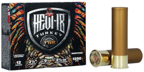 Hevi-Shot HEVI-18 TSS Turkey 12 Gauge 3 1/2 in 2 1/4 oz 9 Shot HS4509