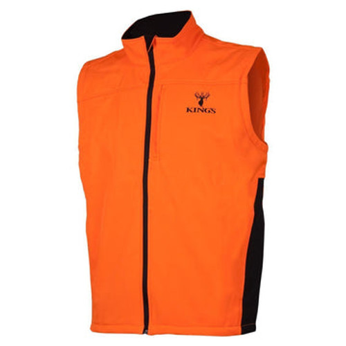 Kings Soft Shell Vest 3XL Blaze Orange KBZ425-BZ/DS-3XL