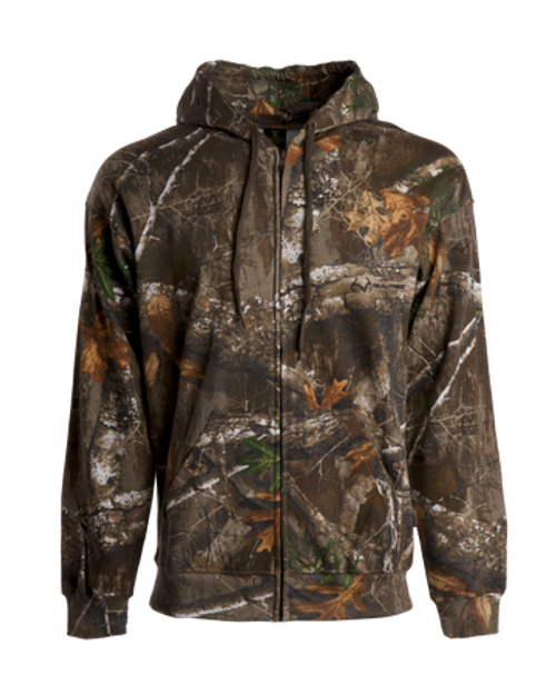 Kings Classic Cotton Full-Zip Hoodie Large Realtree Edge KCB116-DS-L