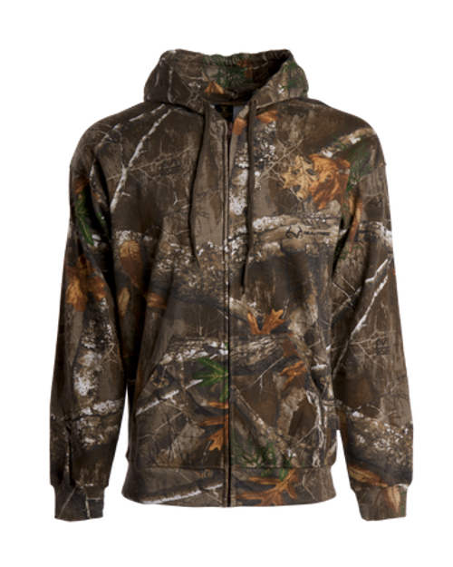 Kings Classic Cotton Full-Zip Hoodie XL Realtree Edge KCB116-DS-XL