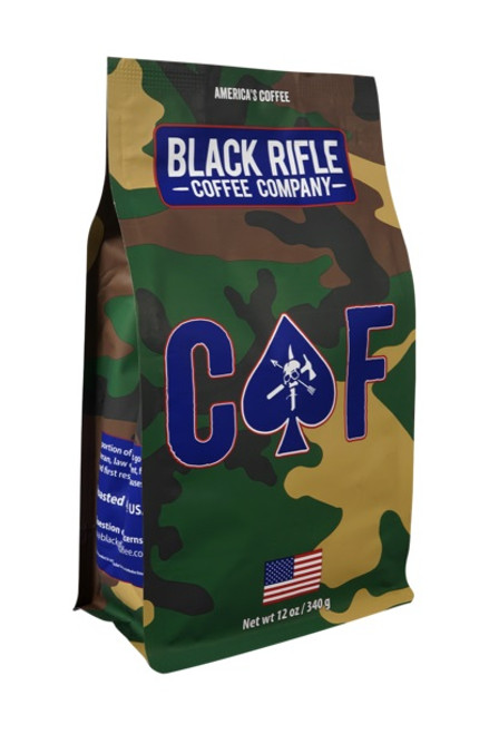 Black Rifle Coffee CAF Blend Medium Roast 12oz Bag BLC-30-128-12G