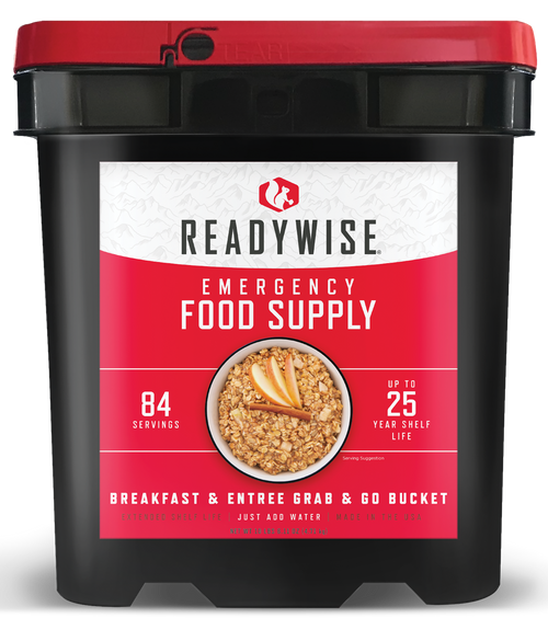 ReadyWise Freeze Dried Entrees 84 Servings Bucket RW01184