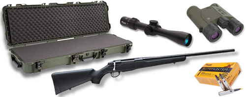 Tikka T3x Lite Hunting Kit 6.5 Creedmoor 24.3" Black TIK65BDXKIT