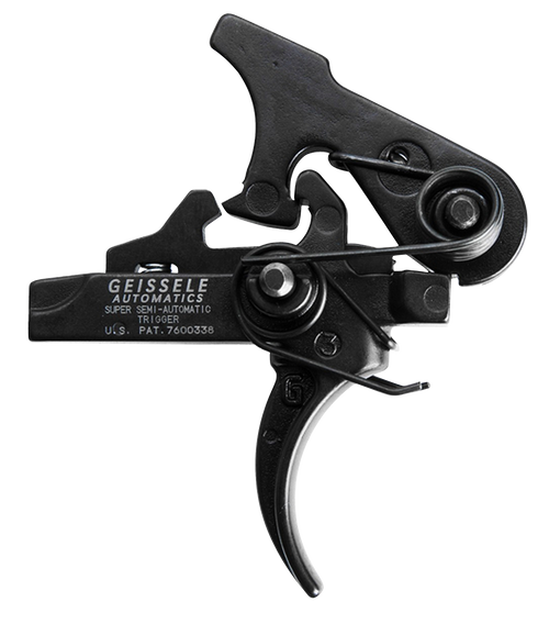 Geissele Automatics SSA Two Stage Curved Trigger 4.25-4.75" lbs Draw Weight Black 05101
