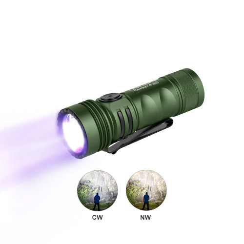 Olight Seeker 4 Mini Flashlight OD Green CW SEEKER4MINIODGCW