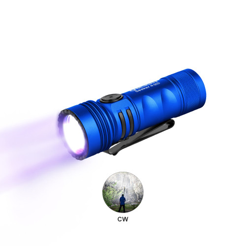 Olight Seeker 4 Mini Flashlight Blue SEEKER4MINIBUCW