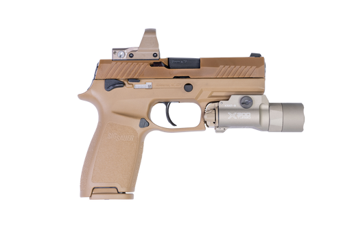 Sig Sauer P320 M18 9mm 4.7" Custom Kit Coyote Tan M18DELTAX300UB