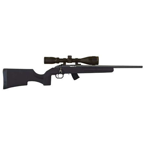 Howa M1100 22 WMR 18" w/ Nikko Stirling Gamepro 3.5-10x44 Scope Black HRF22WMRBGP