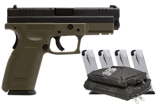 Springfield XD-9 Gear Up Package 9mm 4" OD Green XD9201HCGU23P