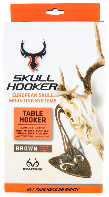 Skull Hooker European Skull Mount Table Hooker SKHRTTHASSYBRN