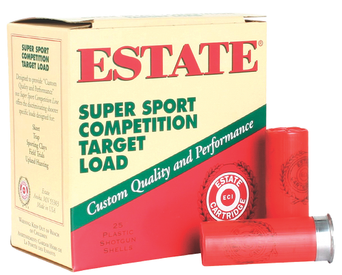 Estate Cartridge Super Sport Competition Target 12 GA 1 oz 8 Shot SS12H18