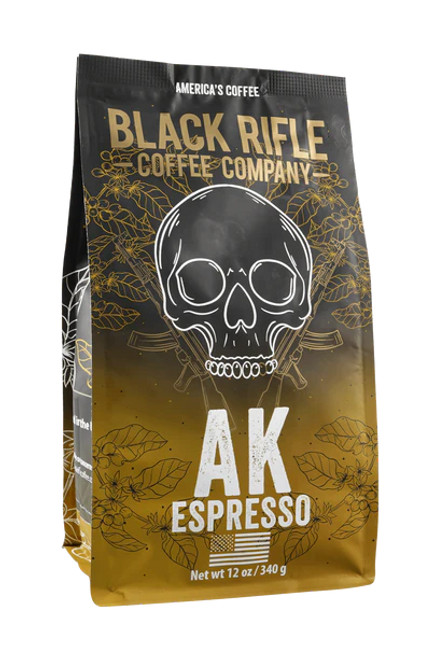 Black Rifle Coffee AK-47 Espresso Medium Roast 12oz Bag 30-142-12G