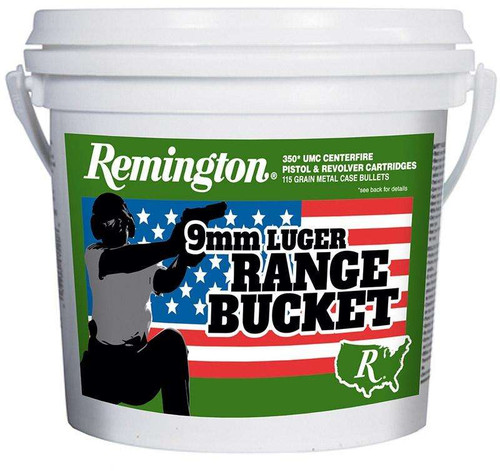 Remington Range Bucket 9mm 115 gr Full Metal Jacket 23635