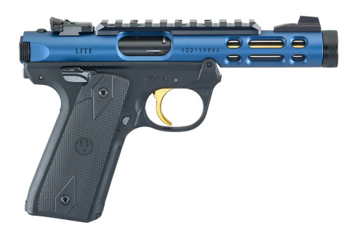 Ruger Mark IV 22/45 Lite 22 LR Black & Blue 43932