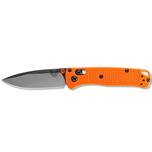 Benchmade Mini Bugout 2.82" Folding Drop-Point Orange 533