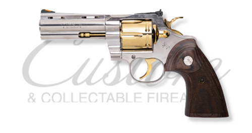 CNC Exclusive Colt Python 357 Mag 4.25" Gold CNCPYTNGLD