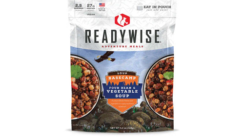 ReadyWise Four Bean Vegetable Soup 2.5 Servings Pouch 6 Per Case RW05-017