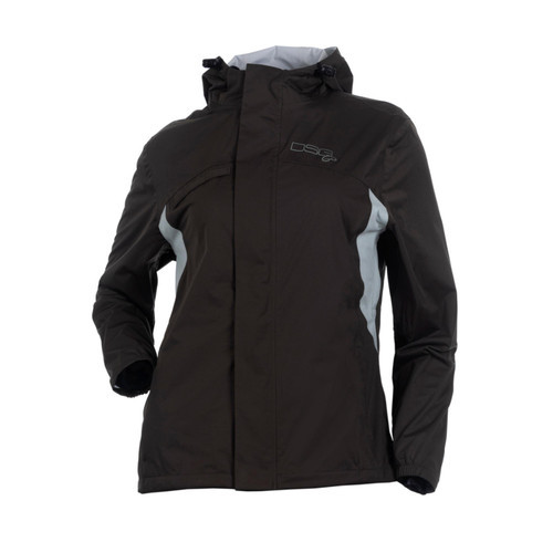 DSG Outdoors Women's Journey Rain Jacket Dark Charcoal