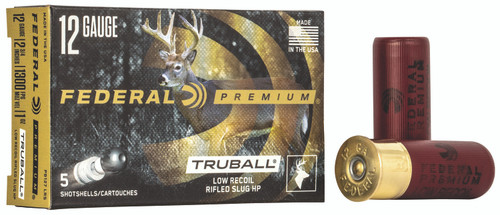 Federal Vital-Shok TruBall 12 GA 1 oz Rifled Slug Shot PB127 LRS