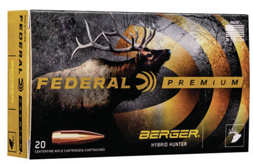 Federal 6.5 Creedmoor 135 Grain Berger Hybrid Hunter P65CRDBCH1