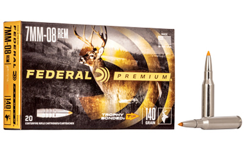 Federal 7mm-08 Rem 140 Grain Bonded Hollow Point P708TT2