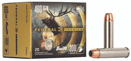 Federal Hunting 460 S&W Mag 300 Grain Swift A-Frame P460SA